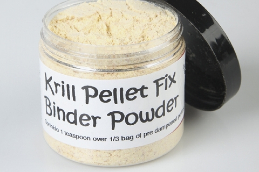 Bag ‘em Pellet Fix Binder Powder Match Fishing