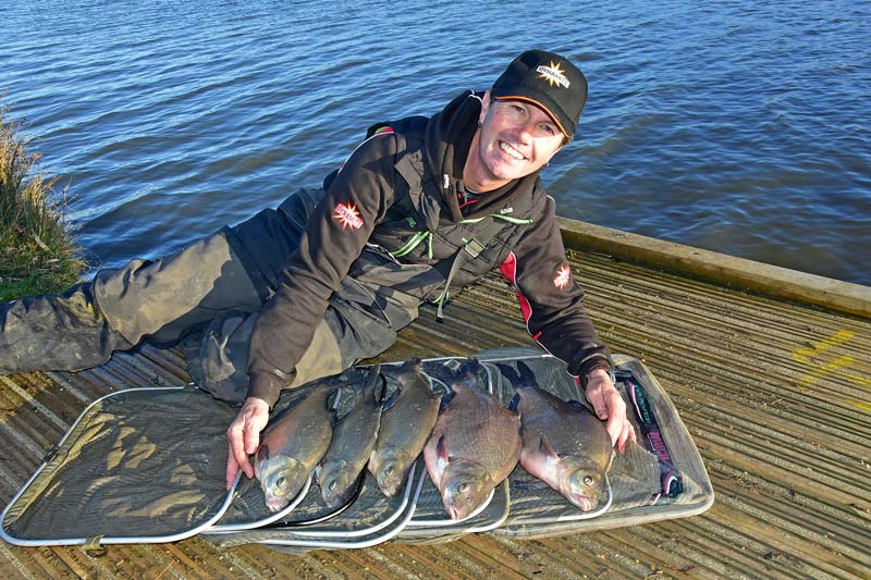 Ian with his catch